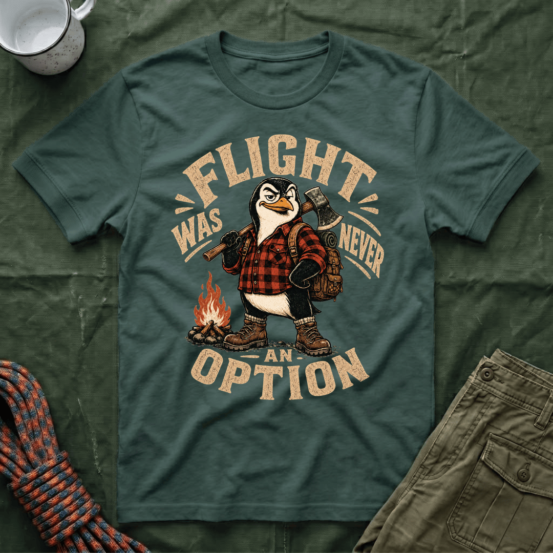 Flight Was Never An Option Penguin T-Shirt
