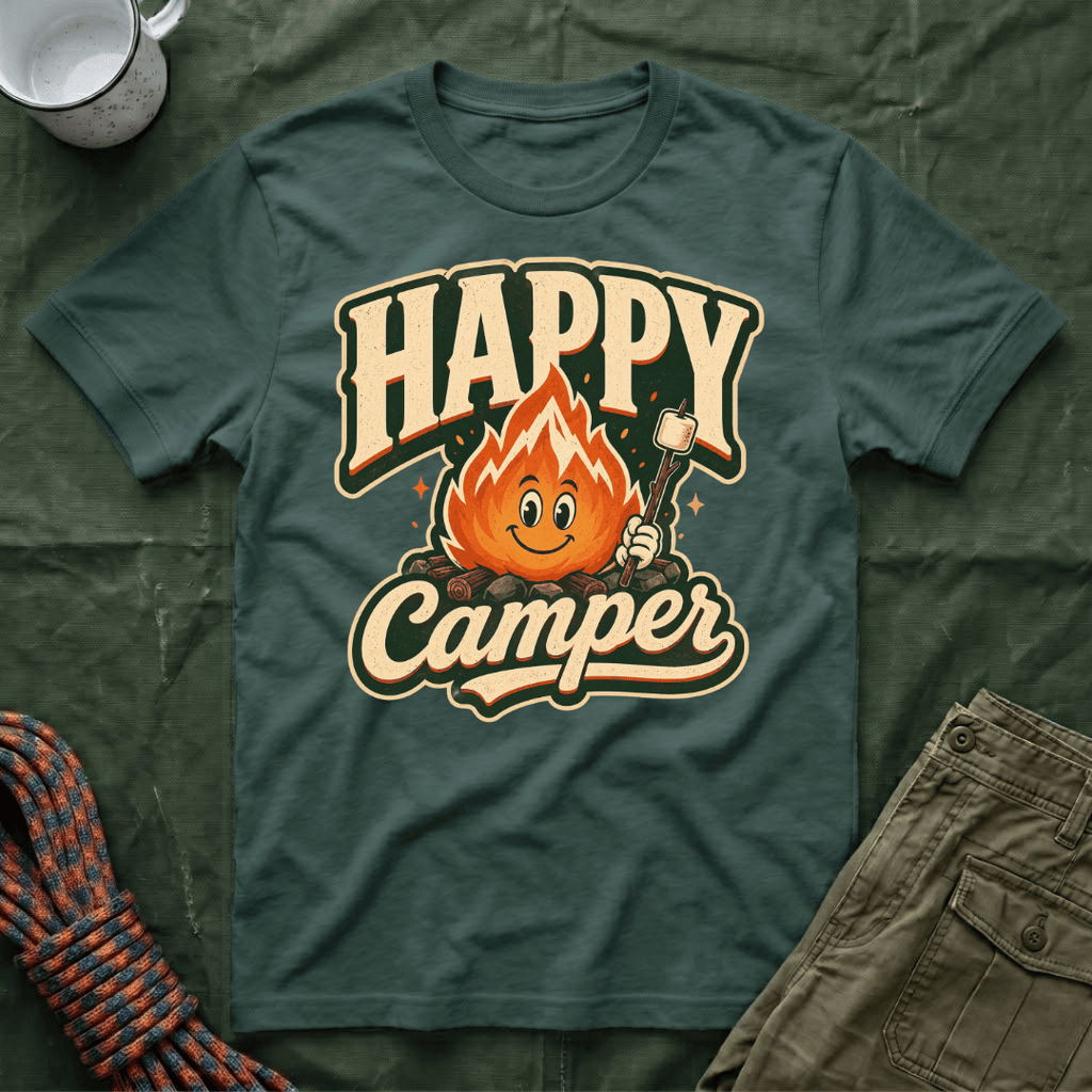 Happy Camper Campfire T-Shirt