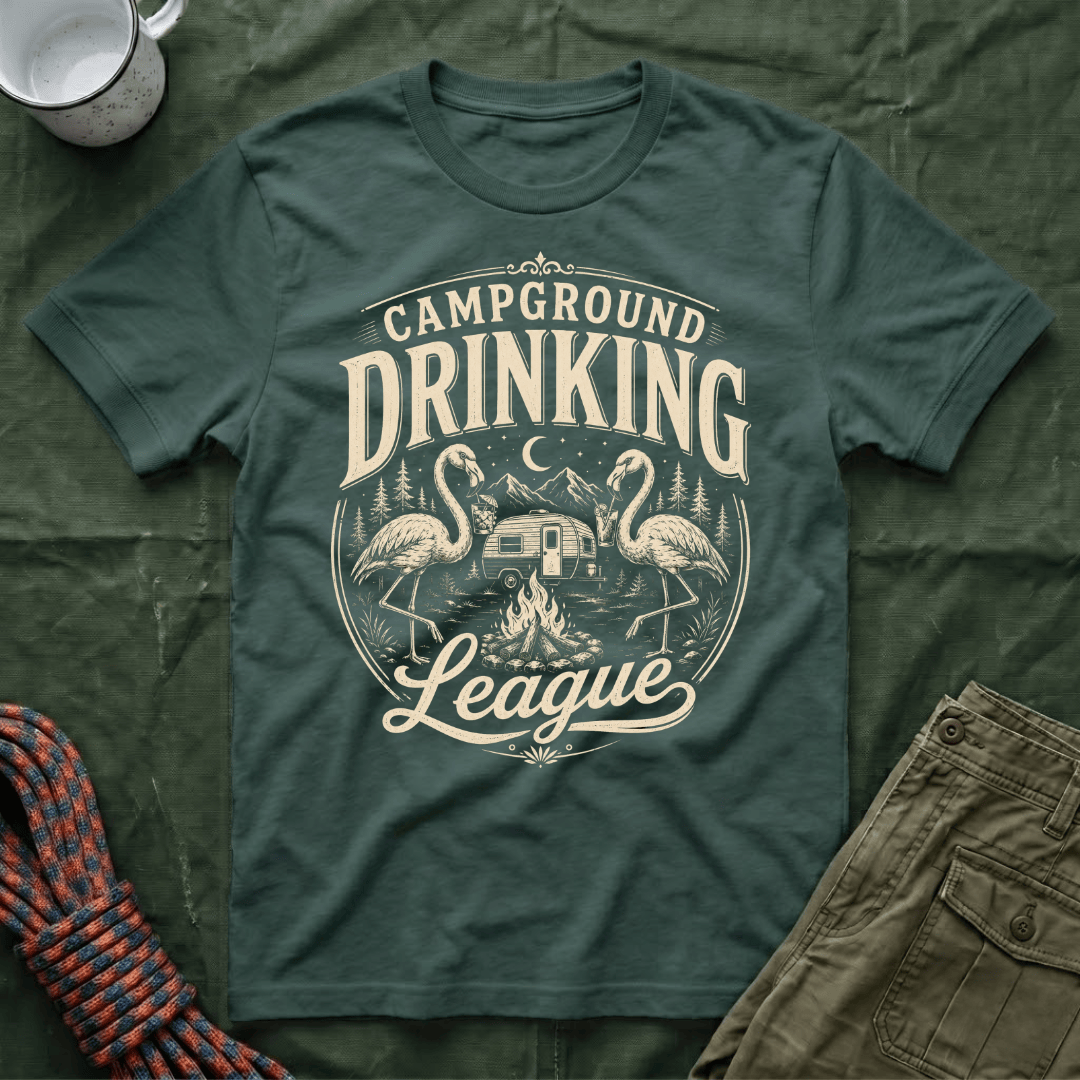 Campground Drinking League T-Shirt