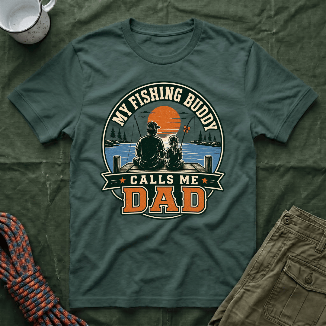 My Fishing Buddy Daddy Daughter T-Shirt