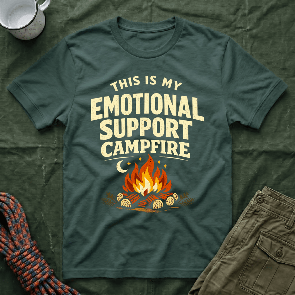 Emotional Support Campfire T-Shirt