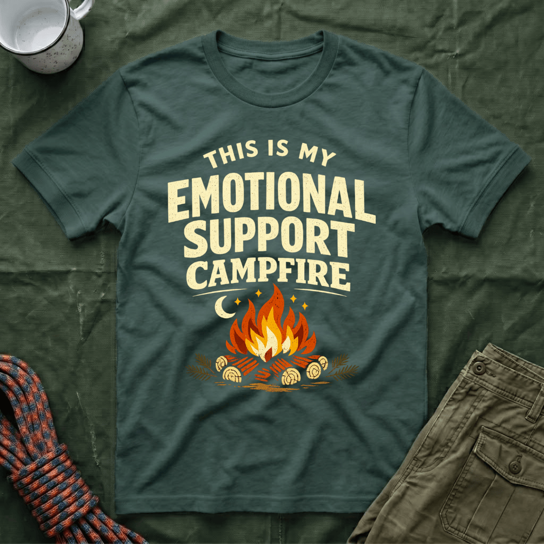 Emotional Support Campfire T-Shirt
