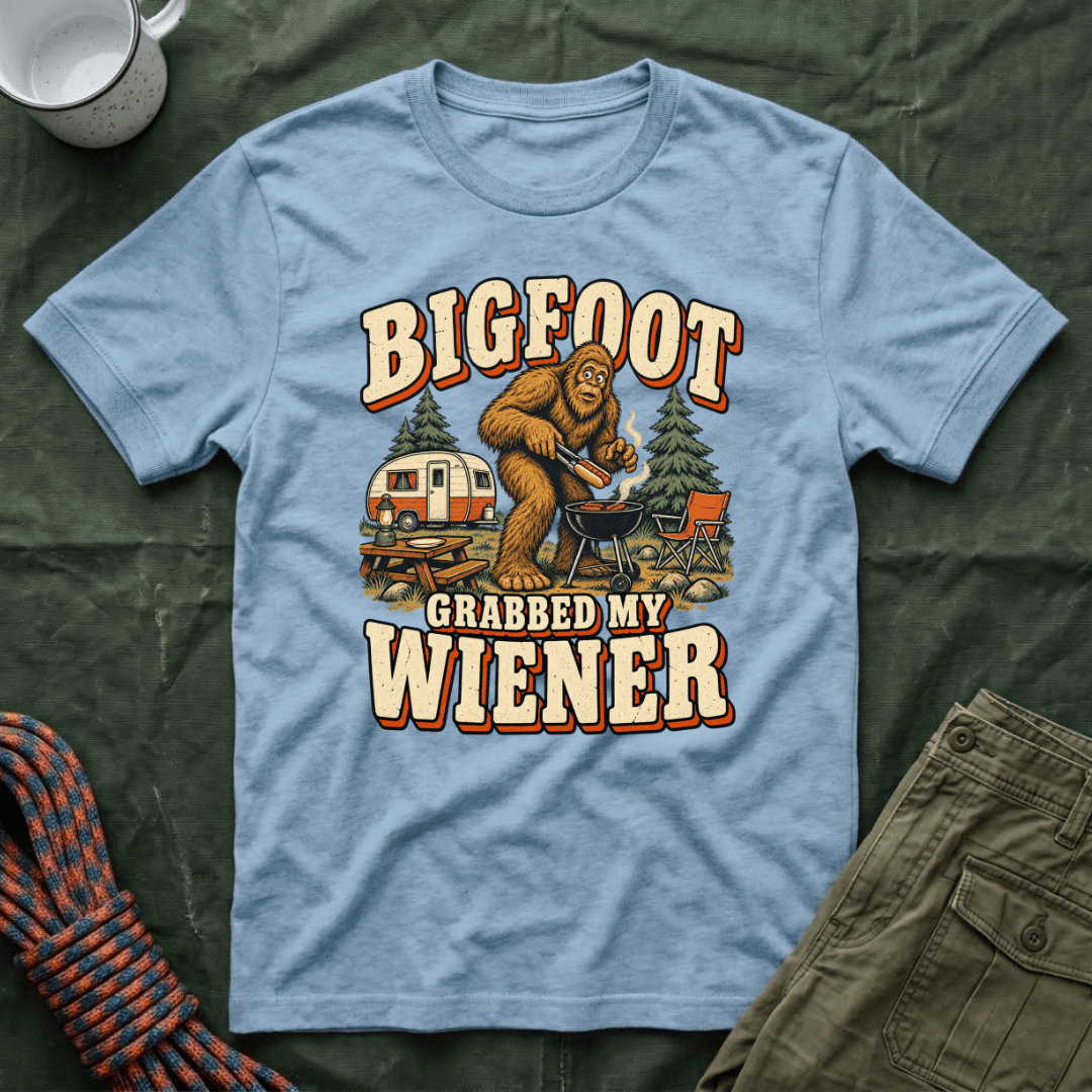 Funny Bigfoot Thief T-Shirt