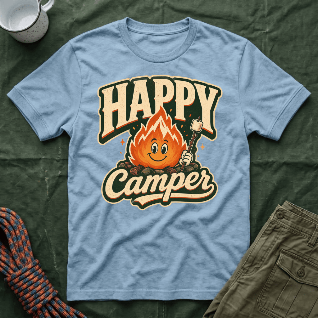 Happy Camper Campfire T-Shirt