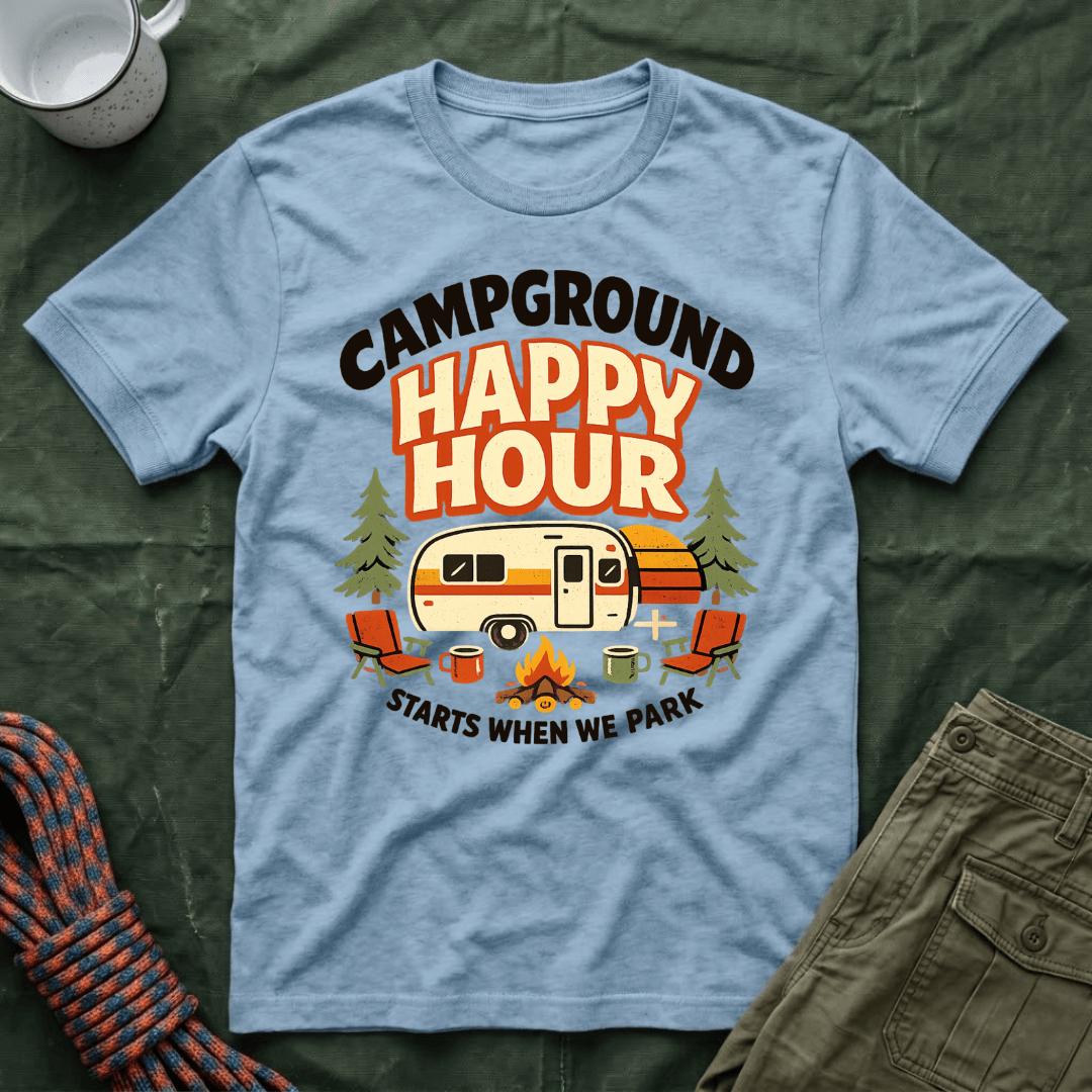 Campground Happy Hour T-Shirt