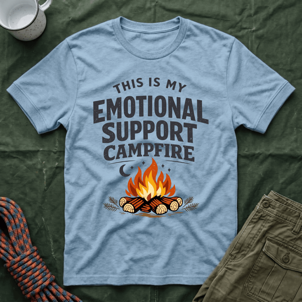 Emotional Support Campfire T-Shirt
