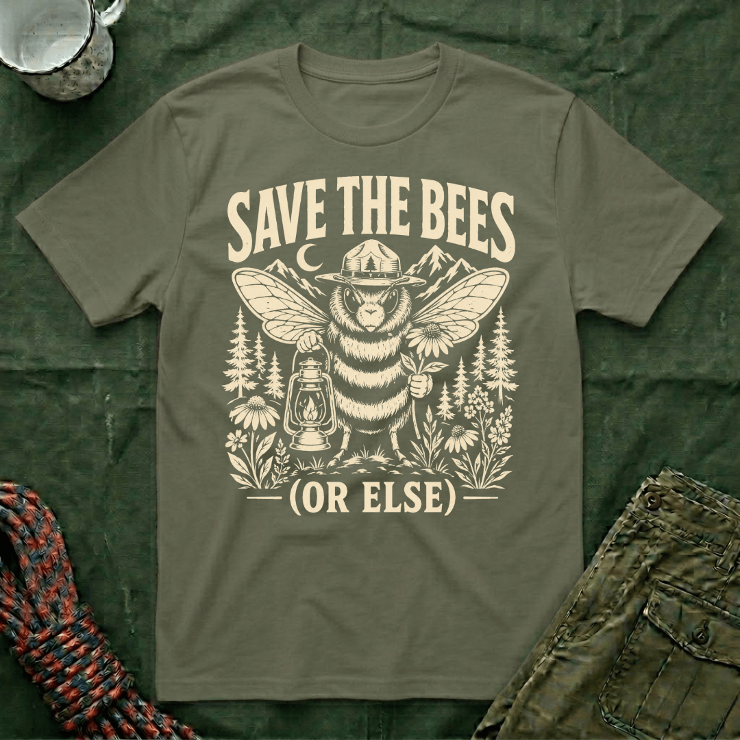 Funny Save The Bees Or Else T-Shirt