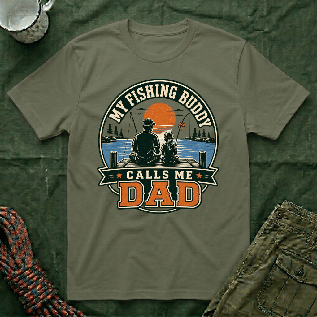 My Fishing Buddy Daddy Daughter T-Shirt
