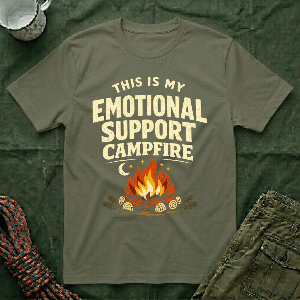 Emotional Support Campfire T-Shirt