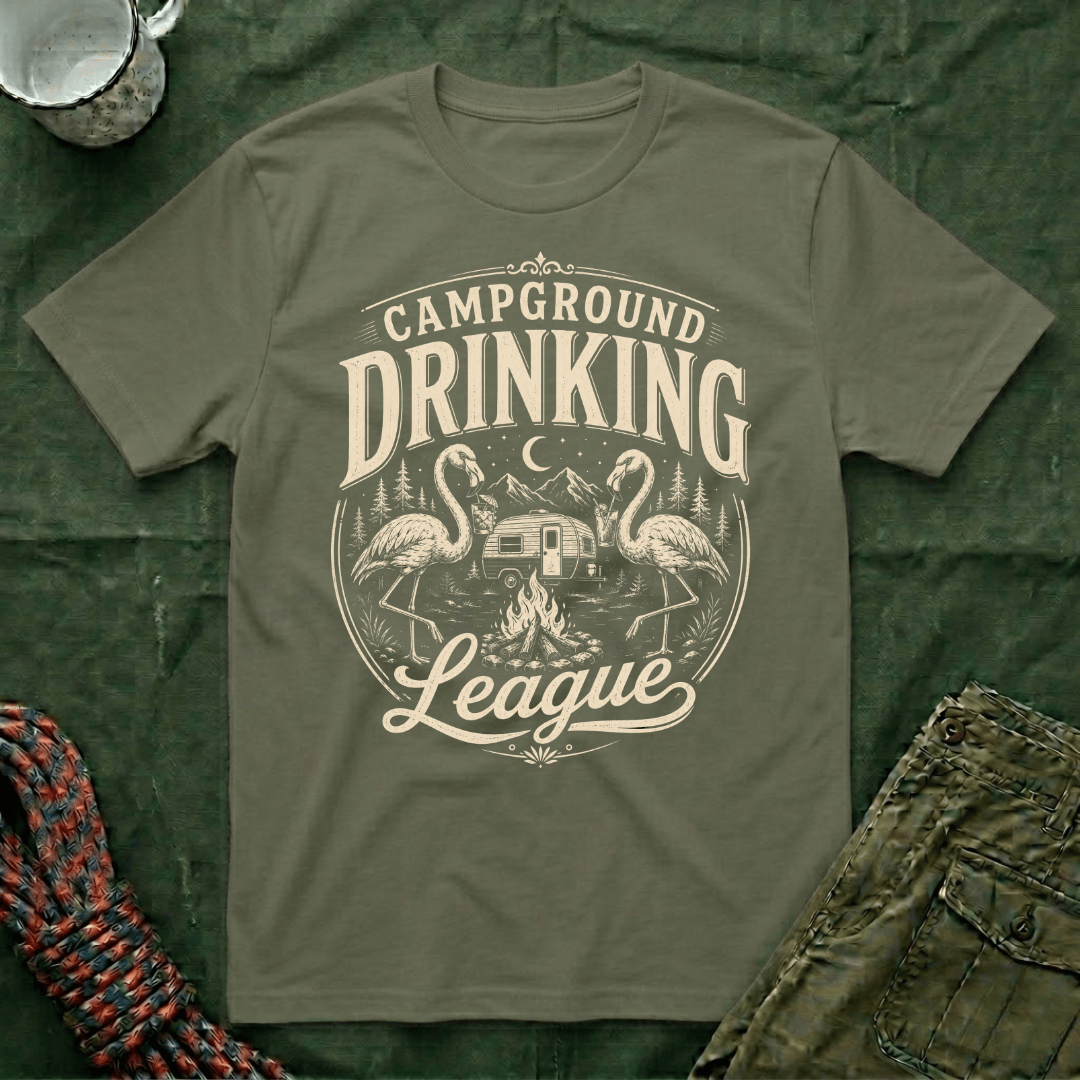 Campground Drinking League T-Shirt