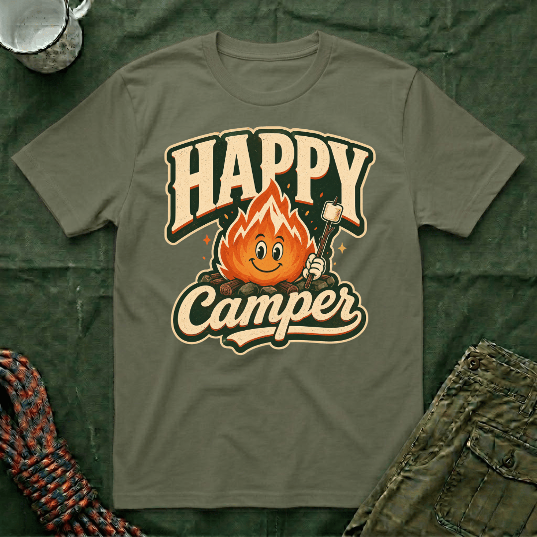 Happy Camper Campfire T-Shirt