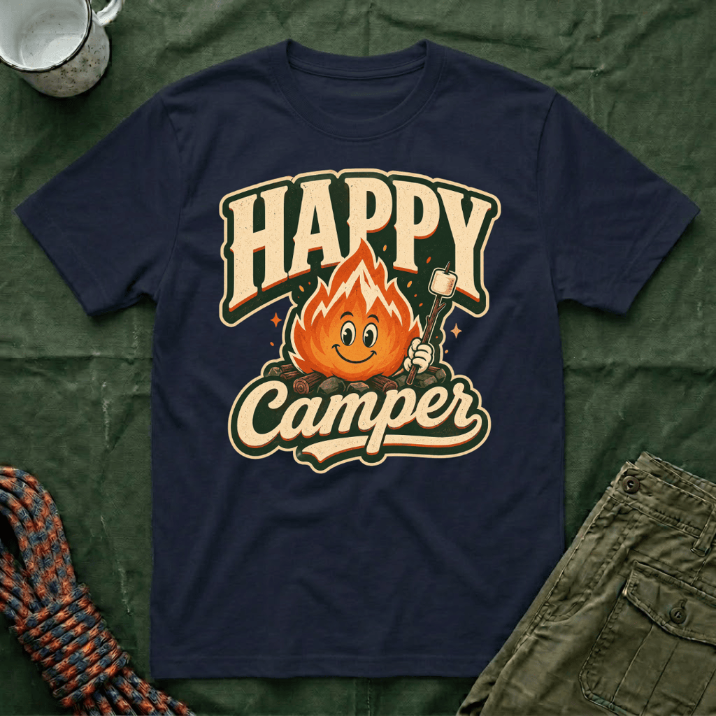 Happy Camper Campfire T-Shirt
