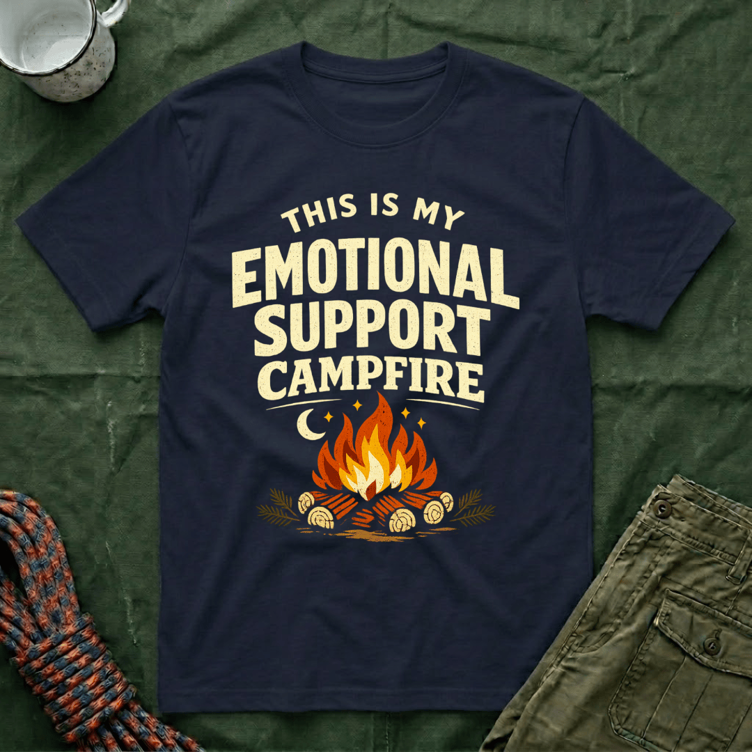 Emotional Support Campfire T-Shirt