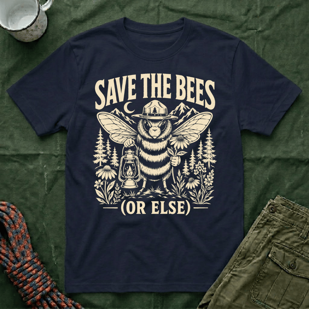 Funny Save The Bees Or Else T-Shirt