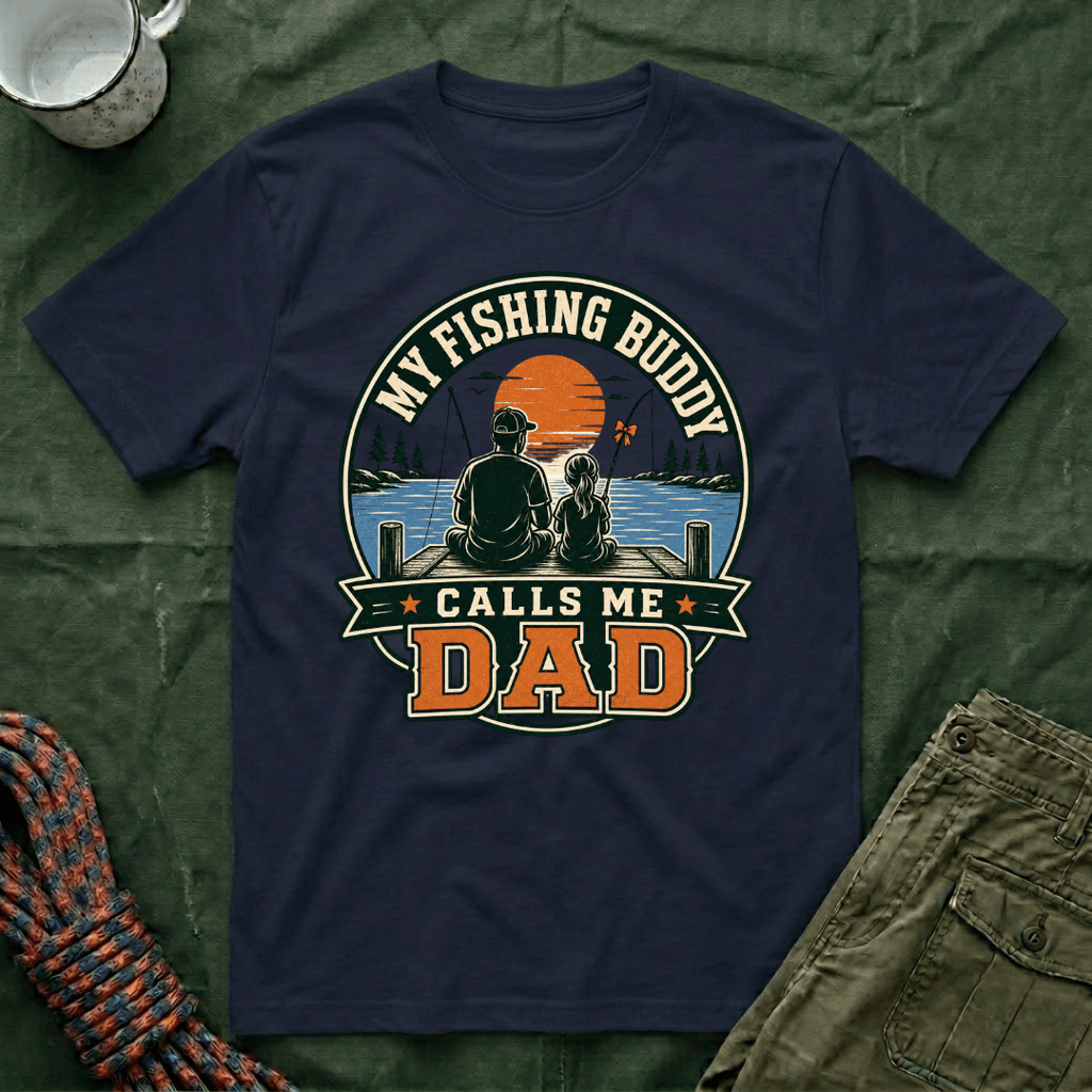 My Fishing Buddy Daddy Daughter T-Shirt