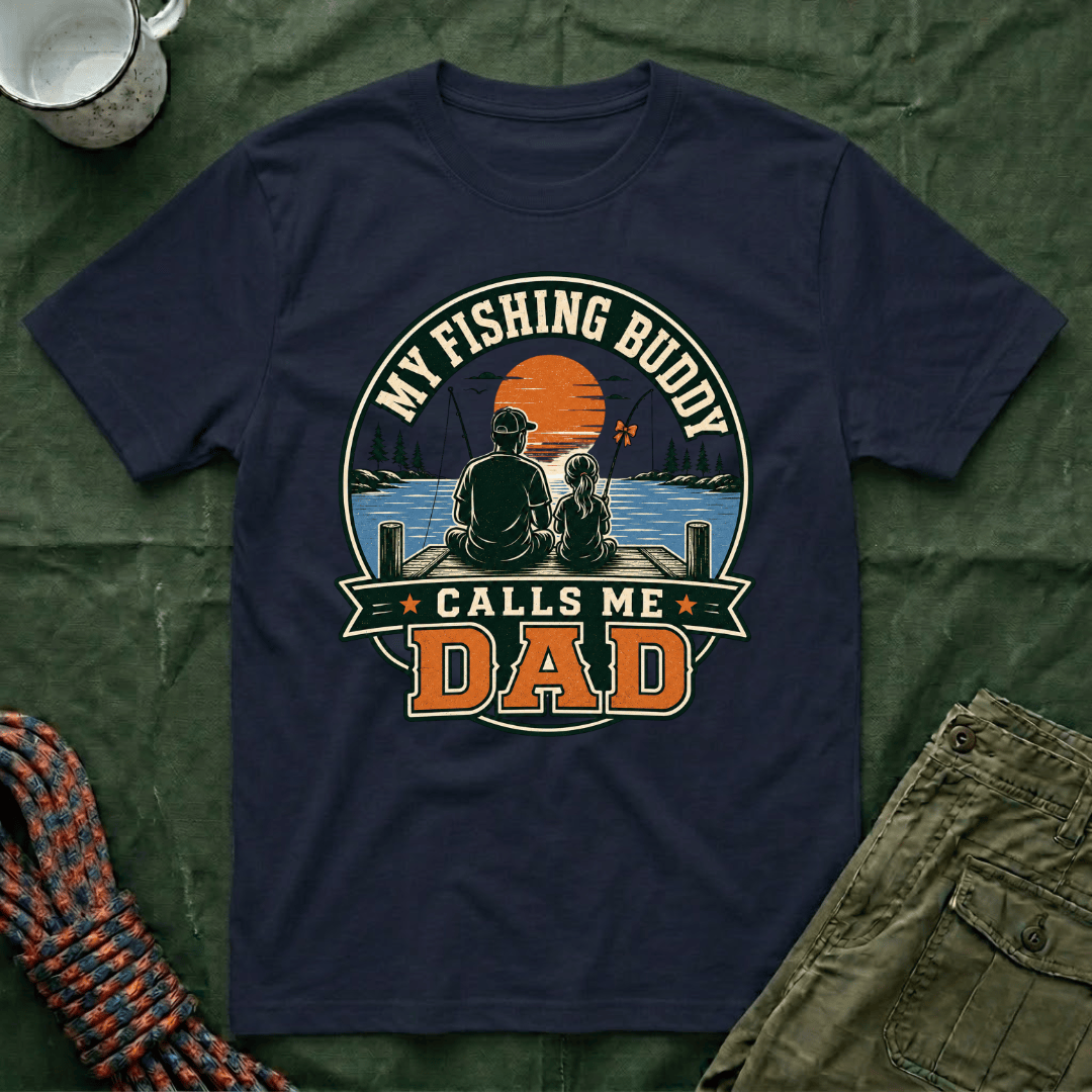 My Fishing Buddy Daddy Daughter T-Shirt