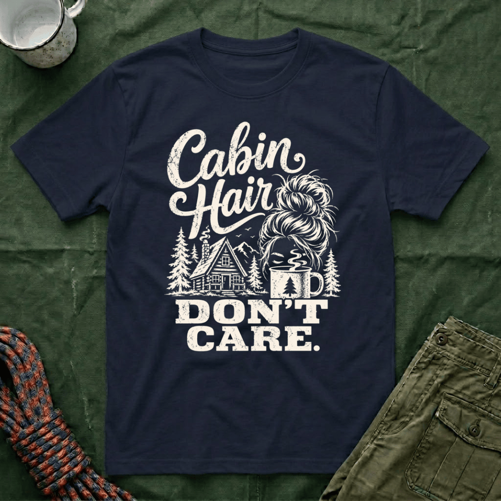 Cabin Hair Don't Care T-Shirt