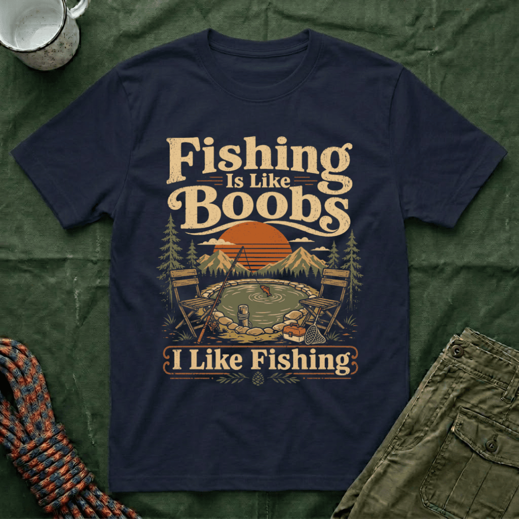 Fishing Is Like Boobs T-Shirt