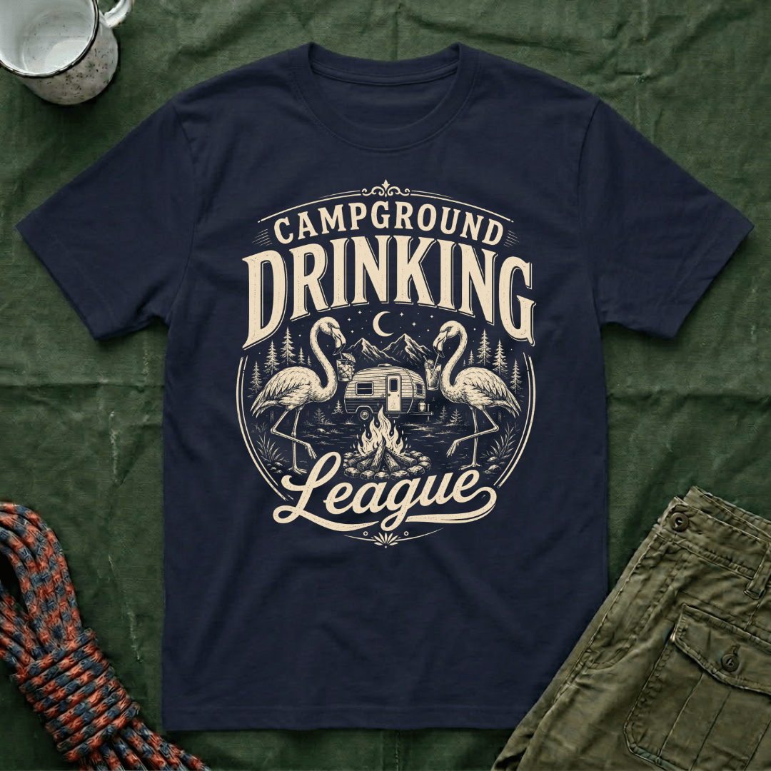 Campground Drinking League T-Shirt
