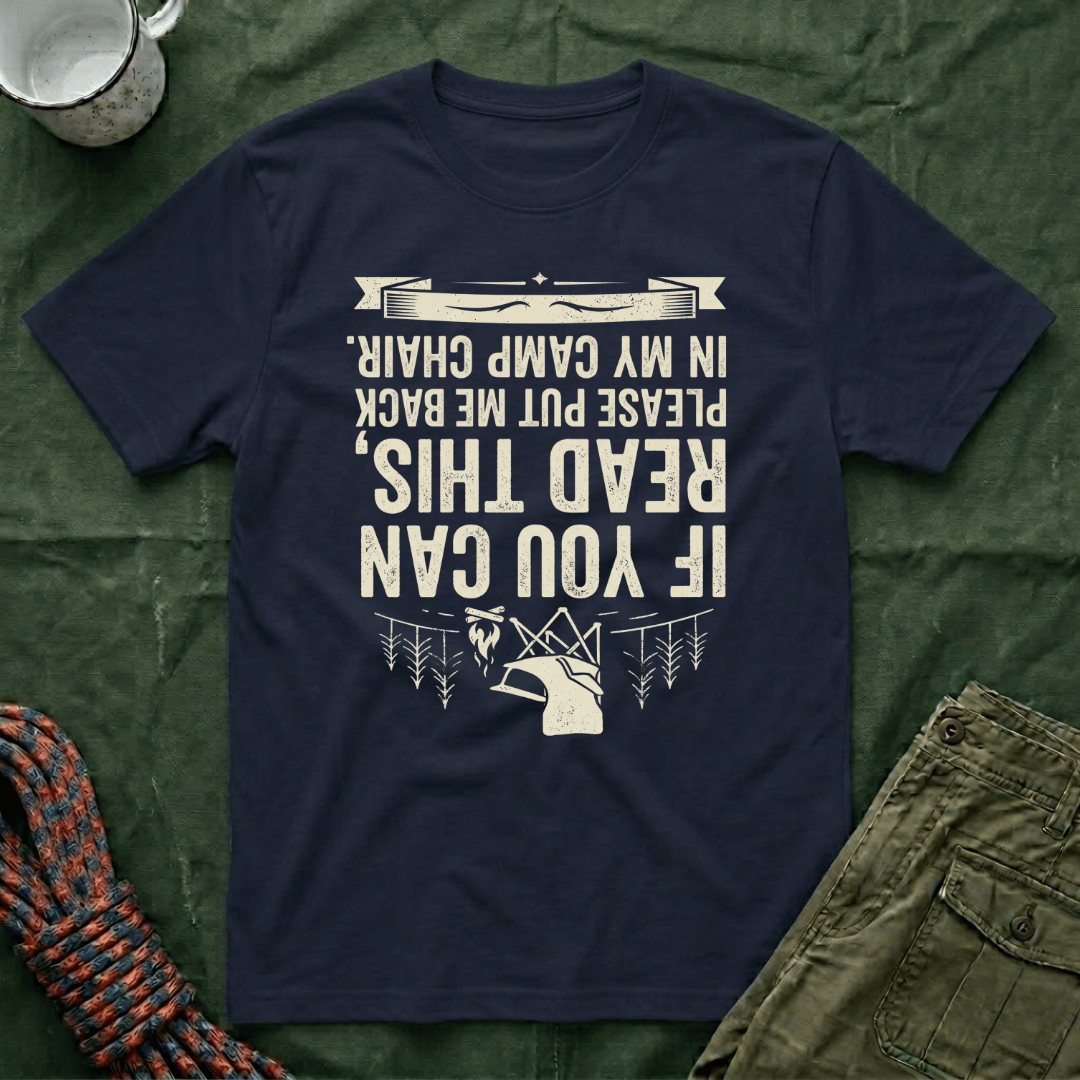 If You Can Read This Camp Chair T-Shirt