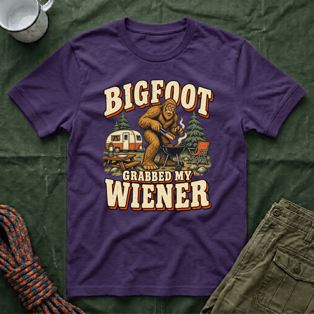 Funny Bigfoot Thief T-Shirt