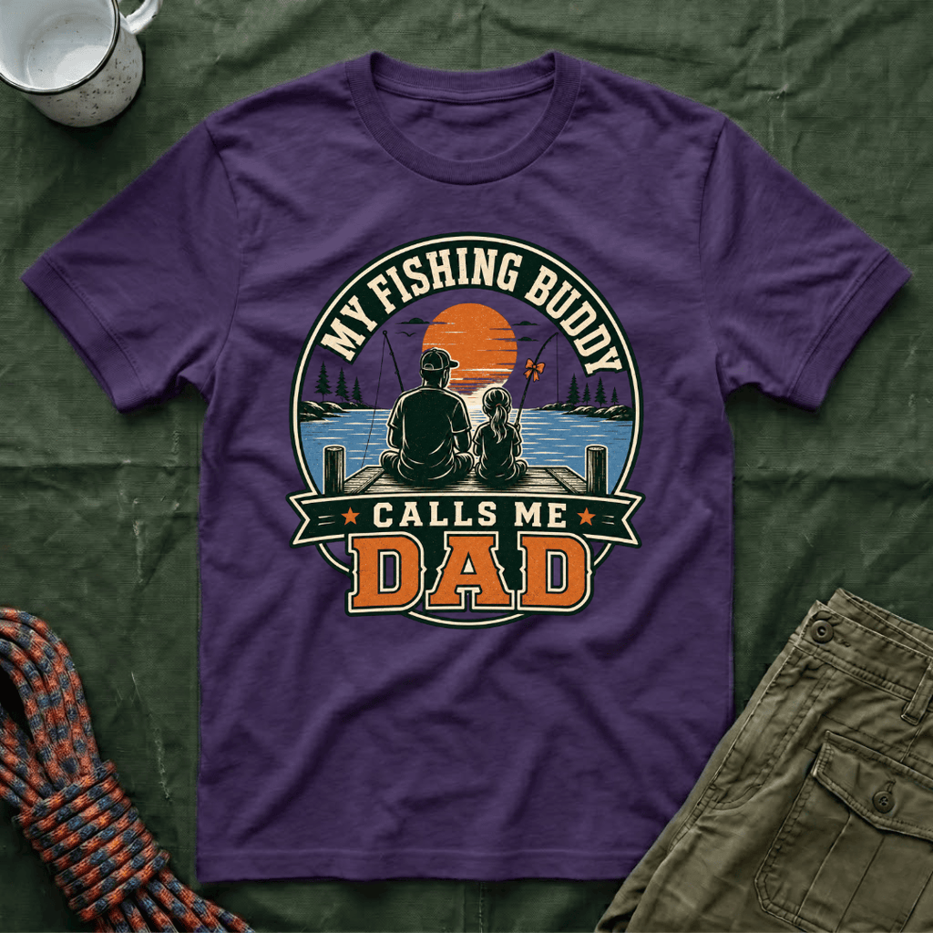 My Fishing Buddy Daddy Daughter T-Shirt