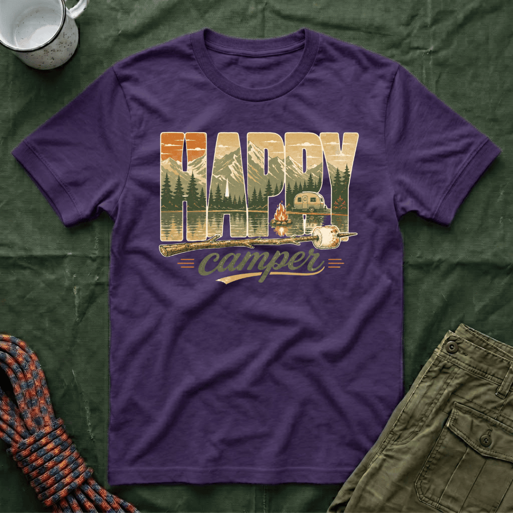 Happy Camper Mountains T-Shirt