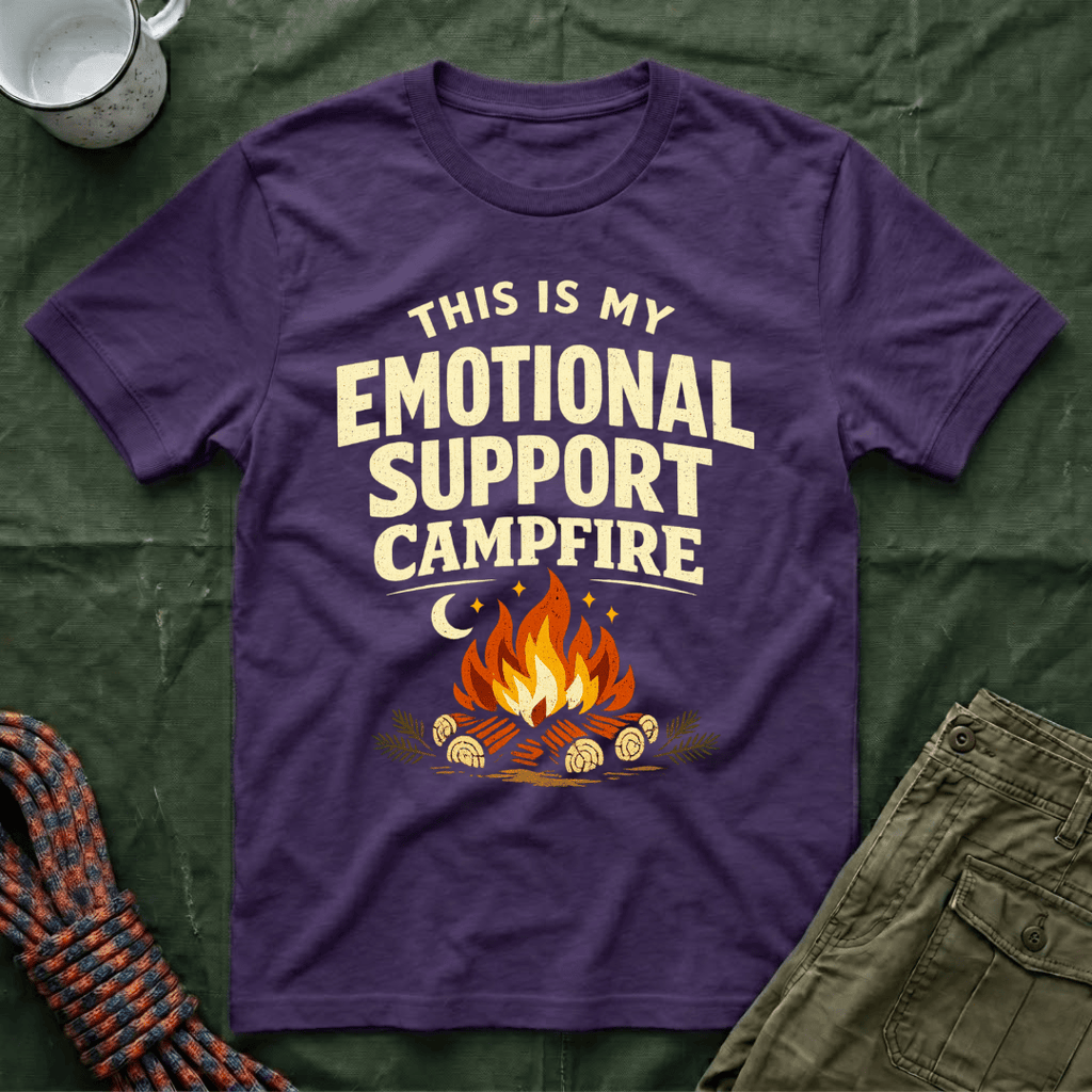 Emotional Support Campfire T-Shirt
