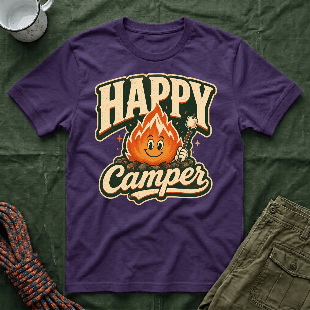 Happy Camper Campfire T-Shirt