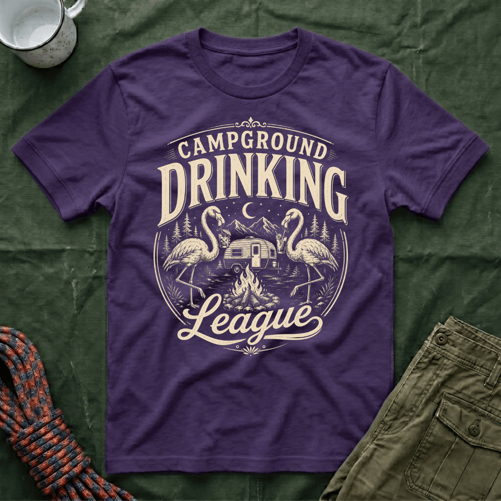 Campground Drinking League T-Shirt