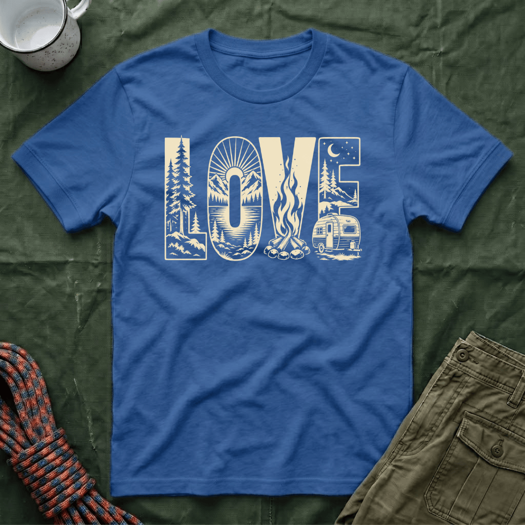 Love Camping Camper Trailer T-Shirt