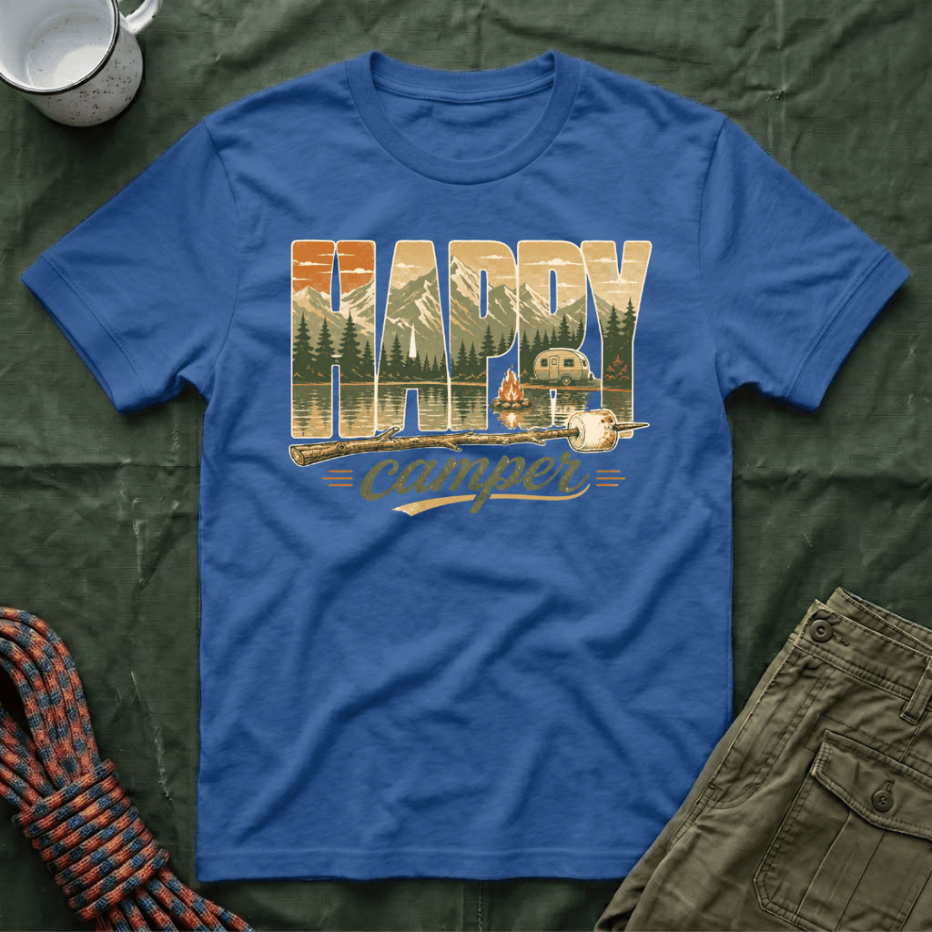 Happy Camper Mountains T-Shirt
