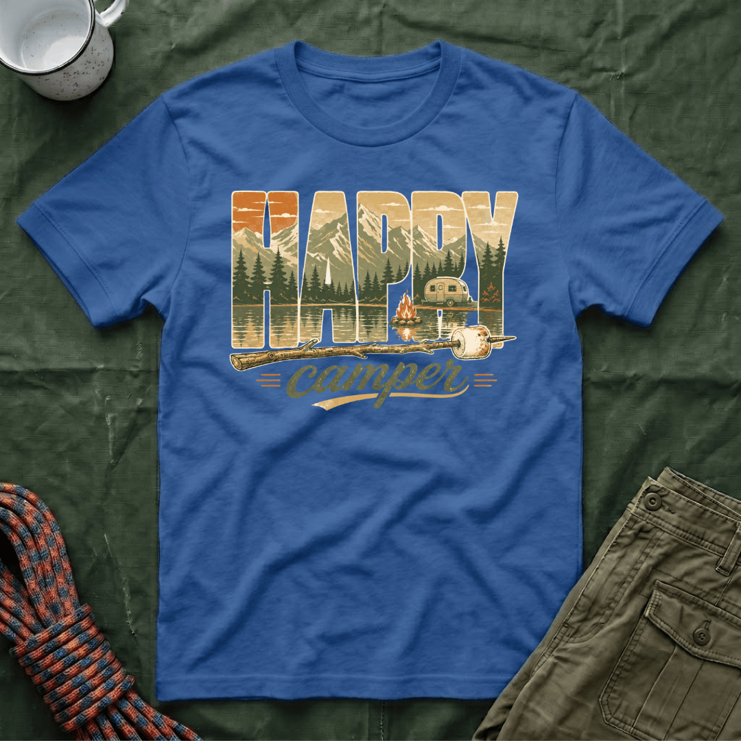 Happy Camper Mountains T-Shirt