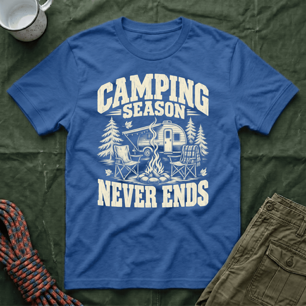 Camping Never Ends T-Shirt