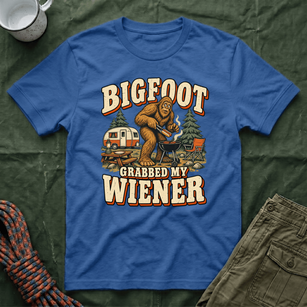Funny Bigfoot Thief T-Shirt