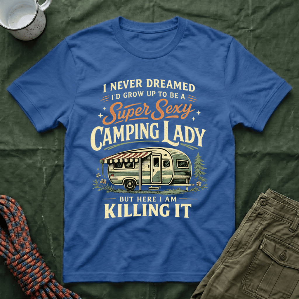 Super Camping Lady T-Shirt
