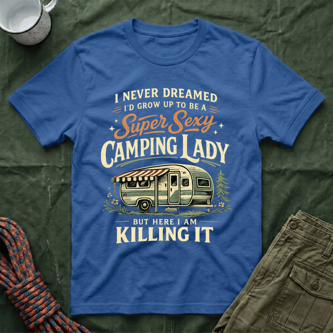 Super Camping Lady T-Shirt
