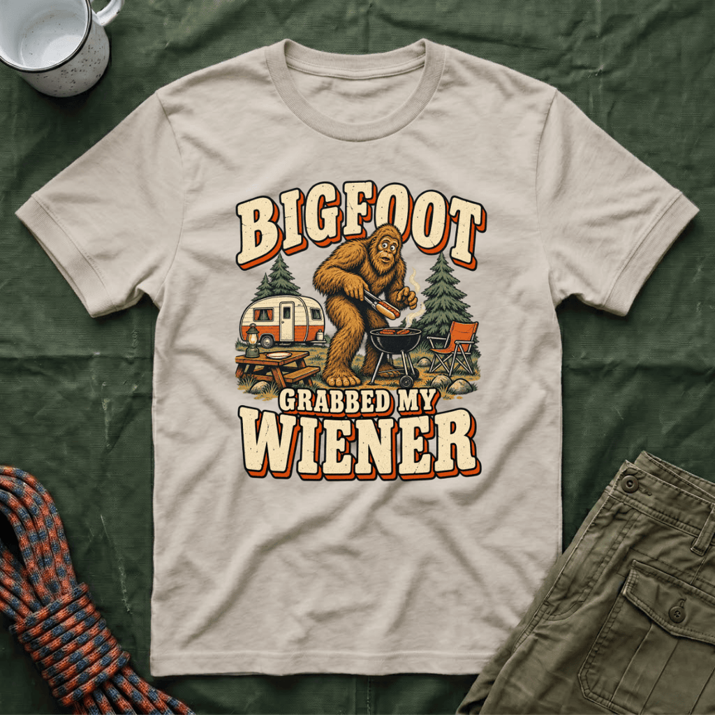Funny Bigfoot Thief T-Shirt