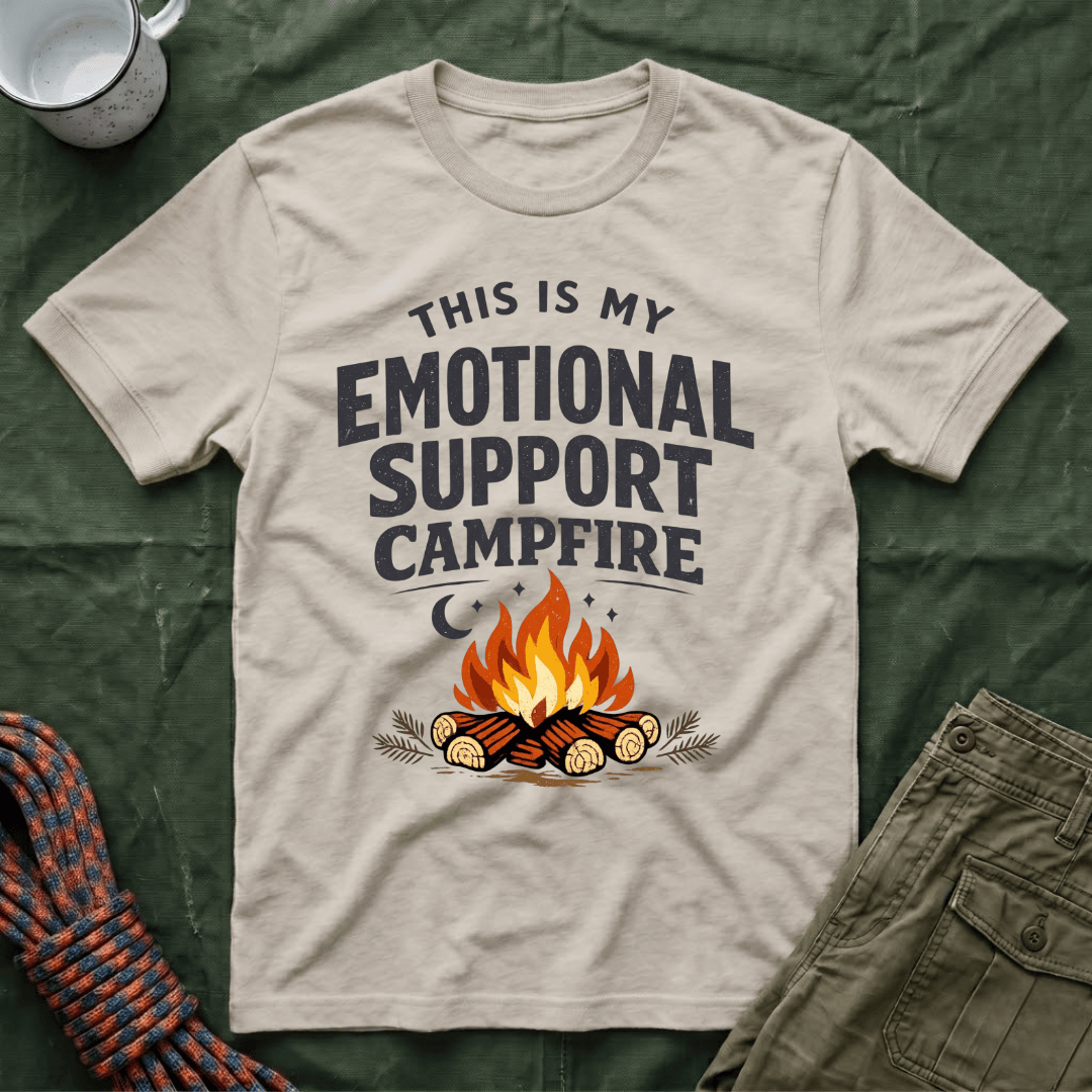 Emotional Support Campfire T-Shirt