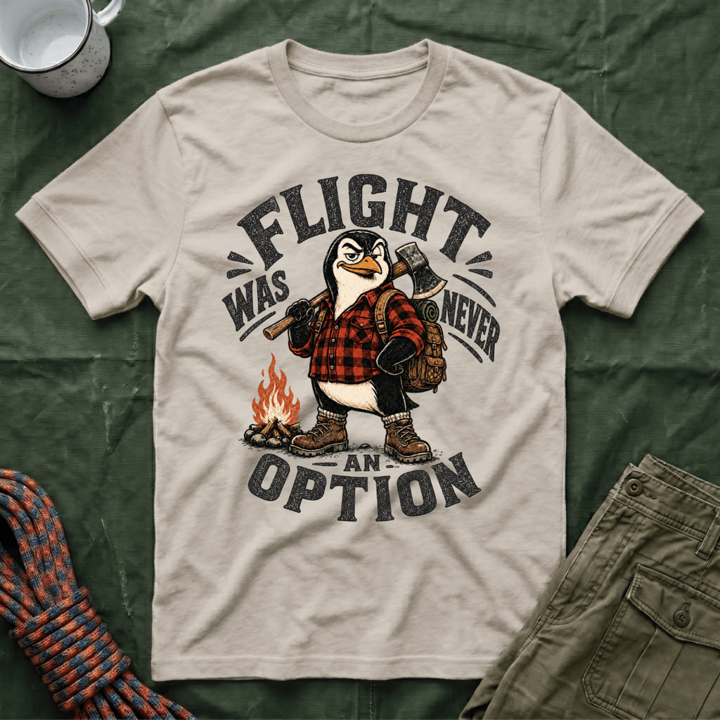 Flight Was Never An Option Penguin T-Shirt