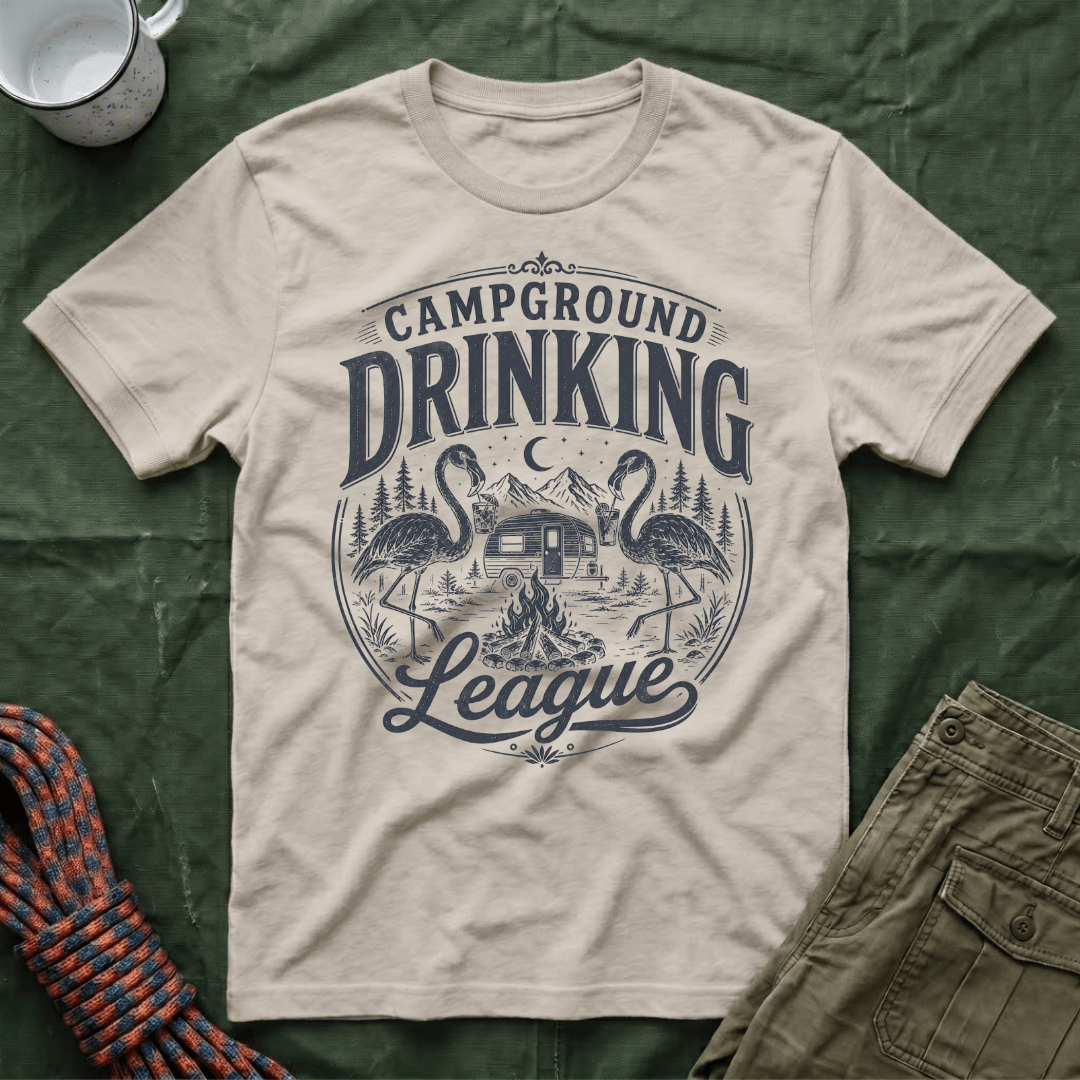 Campground Drinking League T-Shirt