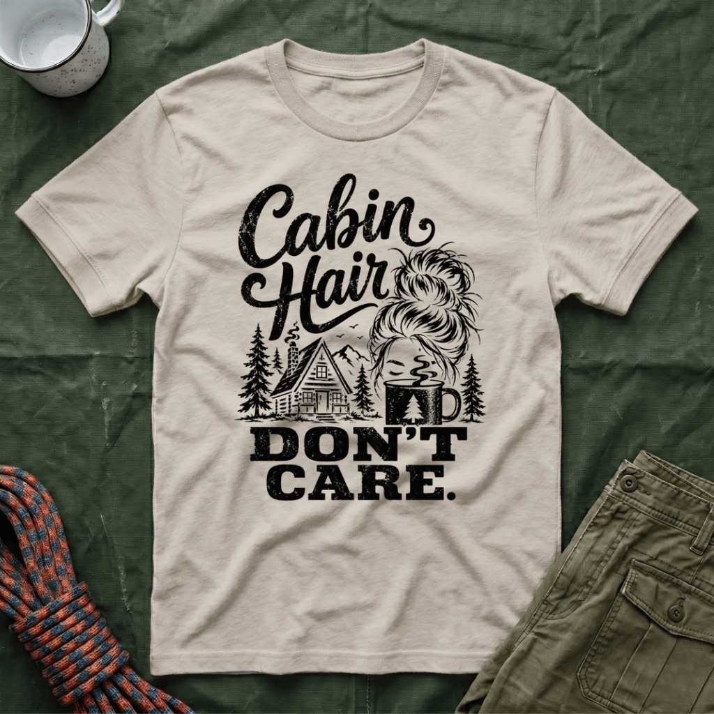 Cabin Hair Don't Care T-Shirt