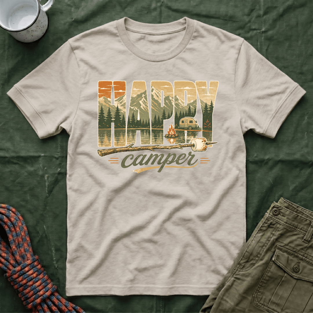 Happy Camper Mountains T-Shirt