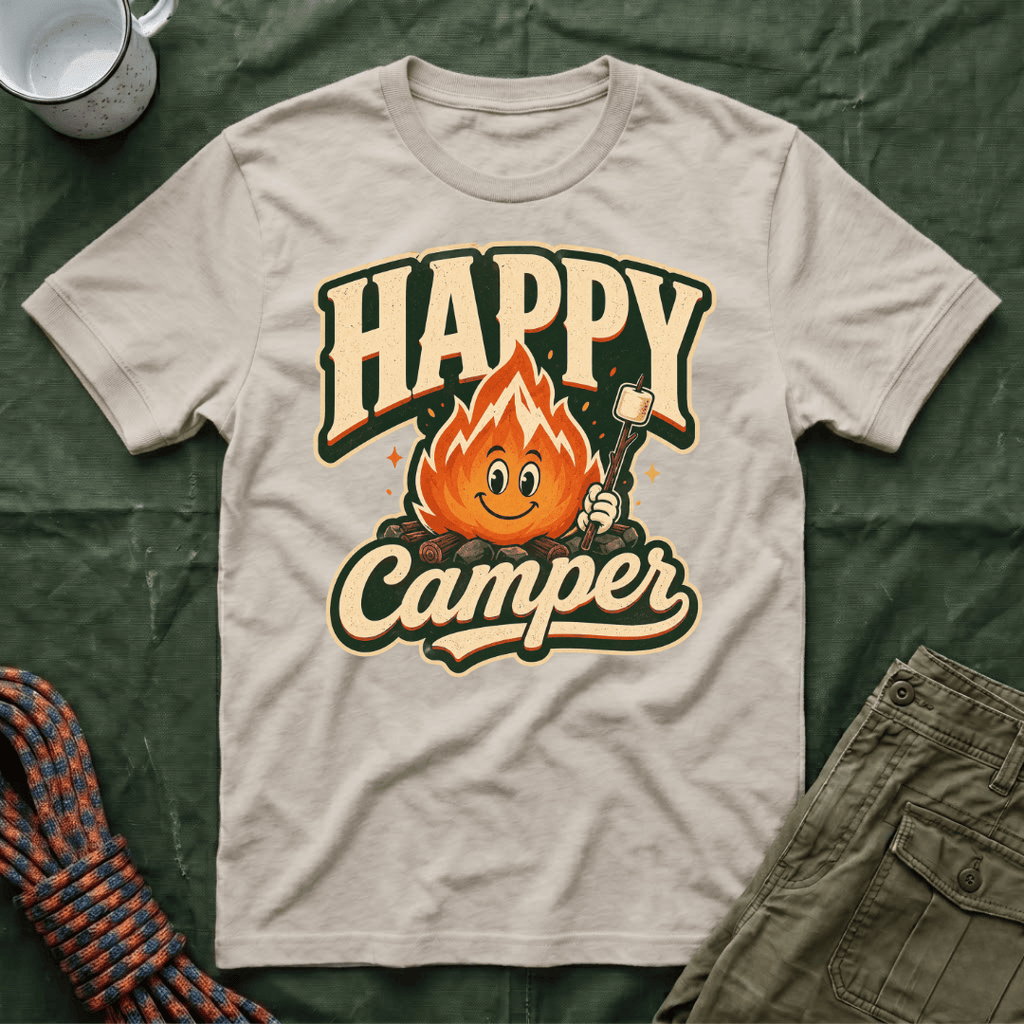 Happy Camper Campfire T-Shirt