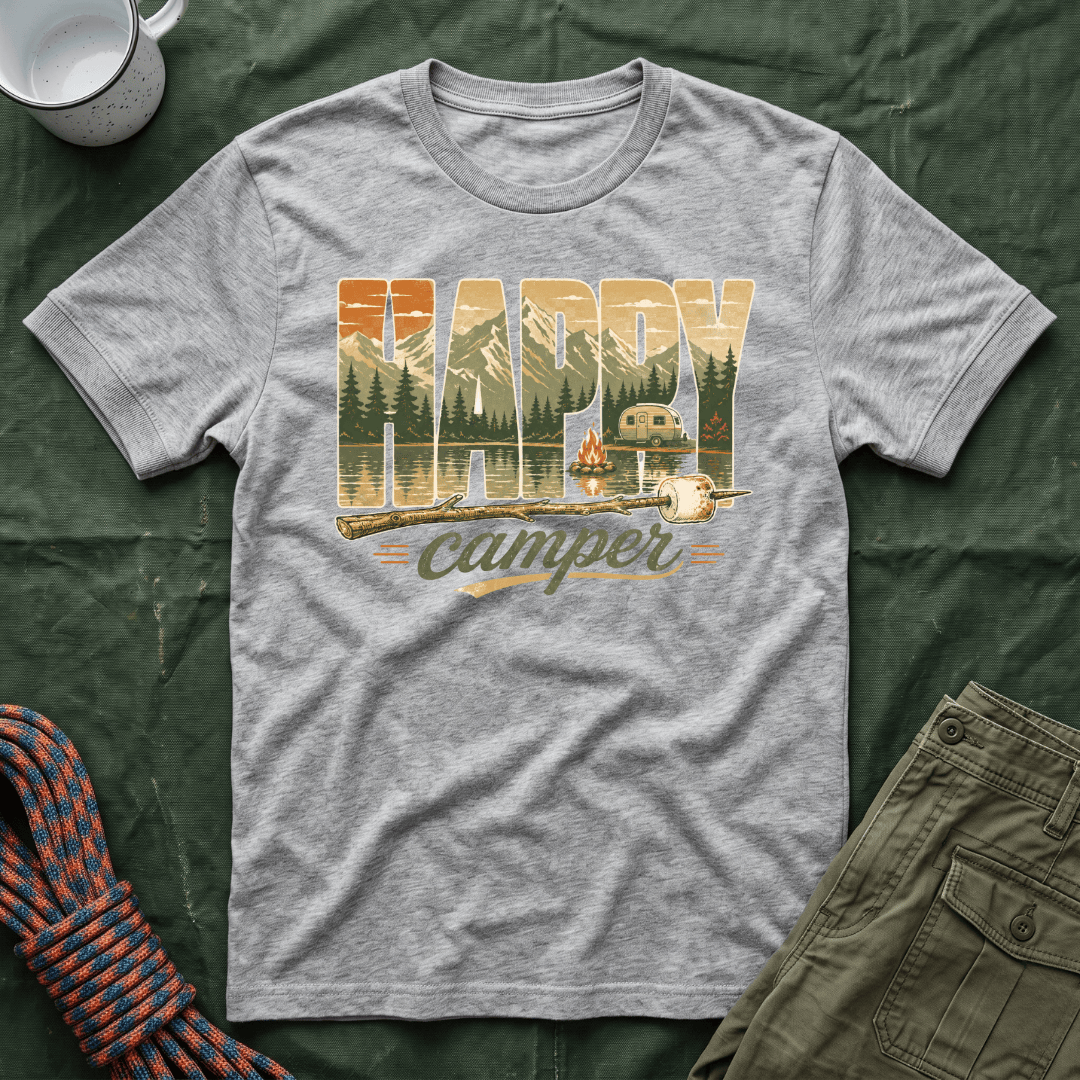 Happy Camper Mountains T-Shirt