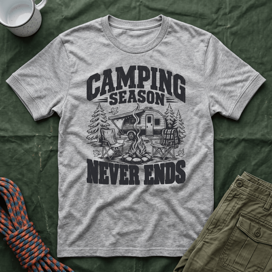Camping Never Ends T-Shirt