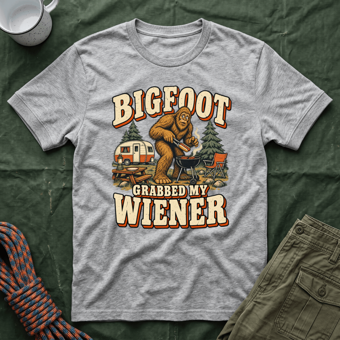Funny Bigfoot Thief T-Shirt
