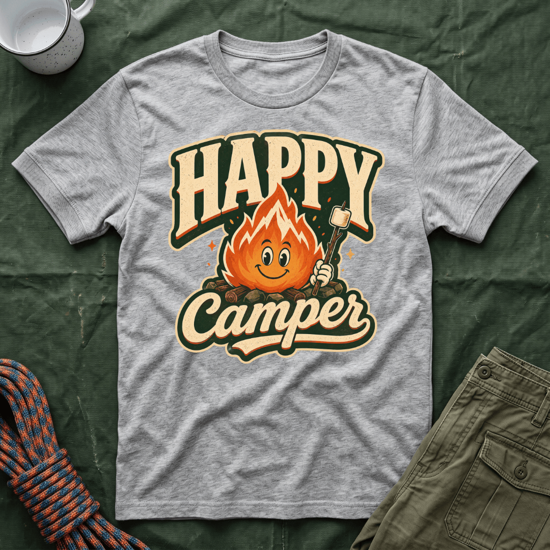 Happy Camper Campfire T-Shirt