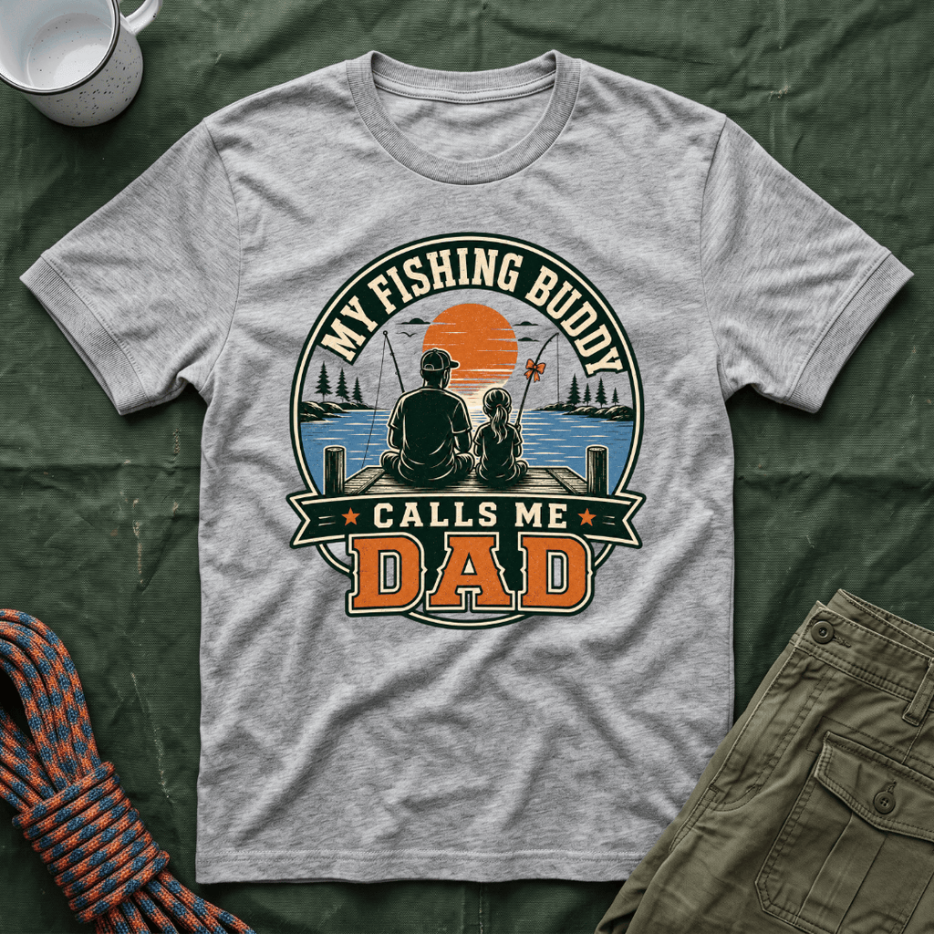 My Fishing Buddy Daddy Daughter T-Shirt