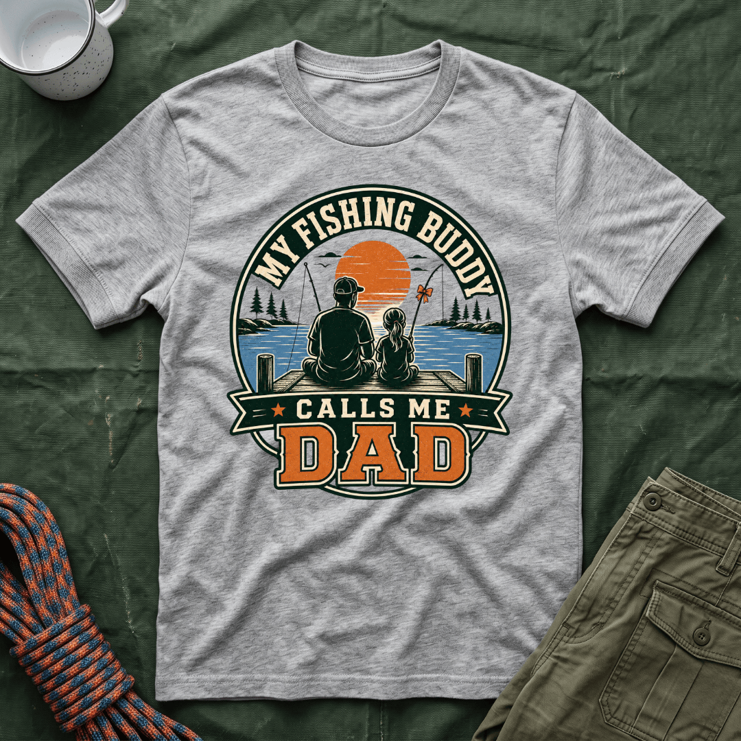 My Fishing Buddy Daddy Daughter T-Shirt